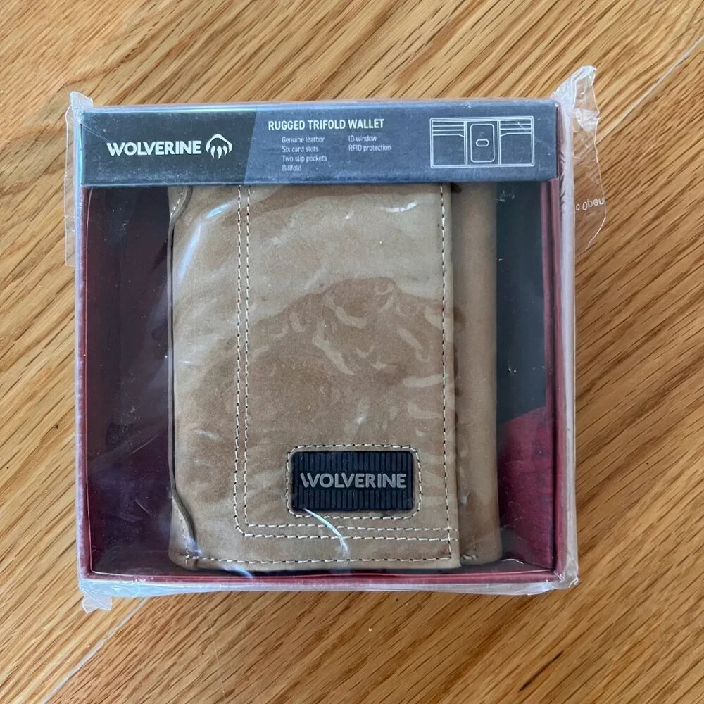 NWT Wolverine Rugged Trifold Wallet - Picture 14 of 15
